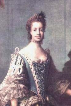 Allan Ramsay Queen Charlotte as painted by Allan Ramsay in 1762. Sweden oil painting art